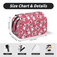 thumbnail image 5 of Kdxio French Bulldog And Heart for Double Compartment Pen Case Oxford Organizer with Zipper Pockets for Students Artists, 5 of 7
