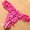 Hot Pink, variant on Elegant Pearl Lace Thong for Women Underwear |Women's Apparel with Delicate Details and Comfortable Fit