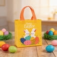 thumbnail image 4 of FTsdfkl 1PC Rabit Theme Gift Bags - Non Woven Kids Tote Bags with Handles, Rabit Party Favors Treat Candy Goodie Containers Birthday Decorations 8.6Lx 9HInch, 4 of 5
