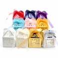 thumbnail image 5 of 50Pcs Valentine's Day Hollow Love Thank You Candy Box Wedding Bride And Groom Return Gift Ribbon Candy Box, 5 of 5