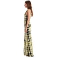 thumbnail image 2 of Riviera Sun Tie Dye Braided Strap Long Dresses 25002-D-XL (Black Yellow Tie Dye, Medium), 2 of 3