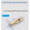 thumbnail image 6 of KLAVRLOX - Smart Door Lock with Fingerprint, Bluetooth App, Morse Code & Key, Matte Black, 6 of 10