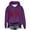 Purple, variant on WEAIXIMIUNG Sweatshirt Women Cute Sayings Ladies' 2025 Autumn and Winter Trendy Hooded Sport Sweatshirt with Letter Print On Top