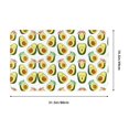 thumbnail image 5 of Flowers Avocado Door Mat for Indoor, Welcome Door Mats Front Entrance Rug, Non-Slip Bathroom kitchen Rugs for Inside Floor, Small Rug Dog Door Mat 20X31.5 Inch, 5 of 5