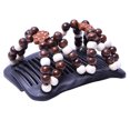 thumbnail image 2 of Peine mágico doble, peine retro con cuentas de madera para el cabello para mujer, peine mágico con cuentas, diseño de clase mundial, 2 of 3