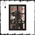 thumbnail image 1 of Cortina de fantasma de Halloween, silueta de ventana de Halloween, aterradora, femenina, masculina, sangre, fantasma, cubierta de ventana, cartel de ventana de Halloween, decoraciones, 1 of 4