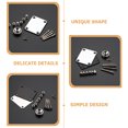 thumbnail image 3 of LOLIPPYY 1 Set of Professional Guitar Bass Parts Silver String Ferrules Set for Guitar Lovers, 3 of 8