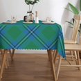 thumbnail image 2 of Rectangle Table Cloth, Scots Style Clan Irvine Irwin Tartan Plaid Resistant Washable Tablecloth Decorative Table Cover for Dining, Indoor and Outdoor, 2 of 6