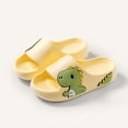thumbnail image 2 of Rotm Slides for Kids Toddler Slides Slipper Unisex Child Boys Girls Slide Sandals for Kids Flip Flops Compfy Shower Slippers Beach Garden Shoes Yellow,2.5, 2 of 7