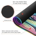 thumbnail image 4 of Wireless Charging Mouse Pad Large RGB Gaming Desk Mat 13 Light Modes Mousepad 35.4x15.7 Cartoon Cute Mermaid, 4 of 6