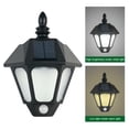 thumbnail image 4 of Bewildely Luz solar de pared con sensor inteligente para exteriores, resistente al calor, funciona con luz, decoración de jardín, lámpara decorativa Iluminación y accesorios Bewildely HA067695-01, 4 of 6