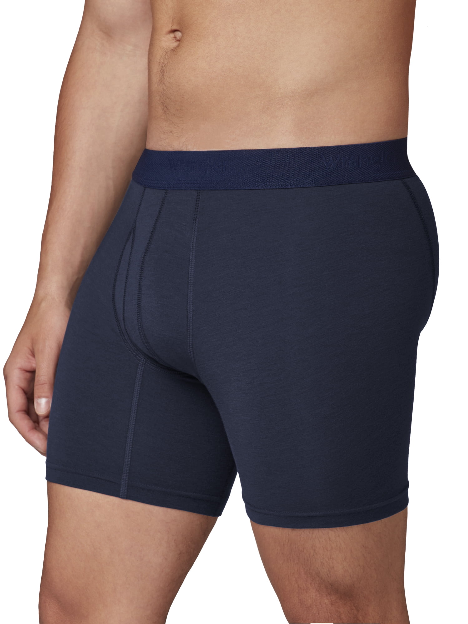 Wrangler Men's Active Stretch Boxer Brief Set, Underwear for Men, XL, 6 Pack