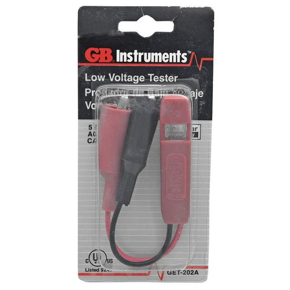Gardner Bender Low Voltage Tester GET-3202 - Insulated, Manual, 5 V, Black