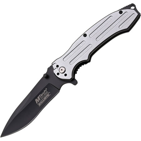 Handle Stainless Steel Liner Lock - Linerlock Gray Handles A/O