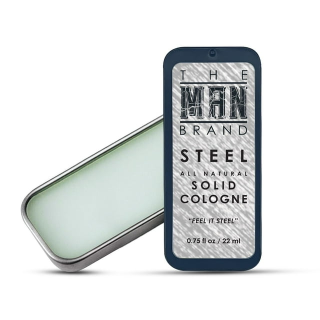 Colonia sólida The Man Brand Steel, 22 ml, para hombre