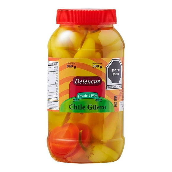 Chile güero Delencur 840 g