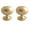 Sand Gold Color, variant on HDJNal 2 Pcs Cute Pigeon Egg Knobs with Screws - 29mm Diameter - Round Vintage Pull Handles for Home & Office Furniture - Kitchen Cabinet, Drawers & Cupboard Doors,Bright Chromium