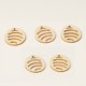 thumbnail image 2 of KAKOWELY 100Ud Huevos De Madera Colgantes Beige Para Manualidades Y Ambiental Sostenible, 2 of 7
