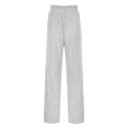 thumbnail image 4 of Gibobby Pantalones deportivos térmicos para mujer Pantalones de pierna ancha de punto sueltos casuales para mujer Pantalones de cintura elástica de talle medio(GY1,G), 4 of 5