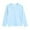 Light Blue, variant on REDARER Girls Long Sleeve Top, Solid Color Round Neck Shirt with Side Pocket, Soft Casual Play and School Wear,Size:11-12 Years