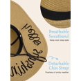 thumbnail image 2 of Floppy Beach Hats for Women Straw Sun Hat Foldable Wide Brim Embroidered Roll up for Summer Honeymoon Vacation Travel UPF 50+, 2 of 5