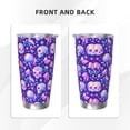 thumbnail image 3 of Fotbe colorful mushroom Skull rainbow Pattern 20 oz Tumbler Stainless Steel Vacuum Insulated Coffee Ice Cup Double Wall Travel Flask Leak-proof Coffee Cup-Without Straw, 3 of 8