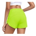 thumbnail image 4 of LWP Womens Running Shorts Quick Dry Sports Shorts High Waist Athletic Workout with Liner Zipper Pockets, 4 of 11