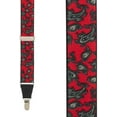 thumbnail image 2 of SuspenderStore Paisley Suspenders - 1.38-Inch Wide Elastic - Clip - 4 Colors & 2 Sizes, 2 of 4