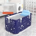 thumbnail image 3 of Bañera plegable grande, resistente, portátil, para niños, piscina, bañera de agua, baño de , , bañera de hidromasaje para de , , baño de Longitud 47 pulgadas Baoblaze Cubo de bañera plegable, 3 of 8