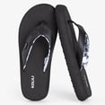 thumbnail image 2 of Flip Flop Sandals for Women with Arch Support,&nbsp;Athletic Walking Thong Slippers for Beach, Casual, Outdoor & Indoor, Black, 8 US, 2 of 6