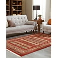 thumbnail image 3 of Rugs.com Kashkuli Gabbeh Collection Rug – 5' x 8' Rust Red Medium Rug Perfect For Bedrooms, Dining Rooms, Living Rooms, 3 of 9