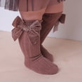 thumbnail image 1 of ITFABS Baby Girl Knee High Socks Winter Warm Rib Knitted Stockings with, 1 of 6