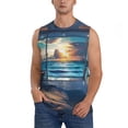 thumbnail image 1 of Balery Ocean View Bedroom Camisetas sin mangas para hombre, absorbe la humedad y protege contra el mal olor.-X-Large, 1 of 7
