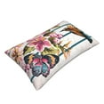 thumbnail image 3 of Haiem Pillowcase for Hair and Skin Queen - Bird and Floral Printed Soft Pillowcase with Envelope Closure-16"x24", 3 of 9