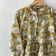 thumbnail image 4 of Light Colour Hand Print Dress,Handblock Cotton Dress,Indian Print Dress,Cotton Block Dresss,Block Print Dress,Long Dresses, 4 of 7