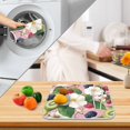 thumbnail image 3 of Yayeee Dish Drying Mat for Kitchen Counter 18" x 24" Microfiber Super Absorbent Coffee Decorative Pad, Pink Raspberries, 3 of 9
