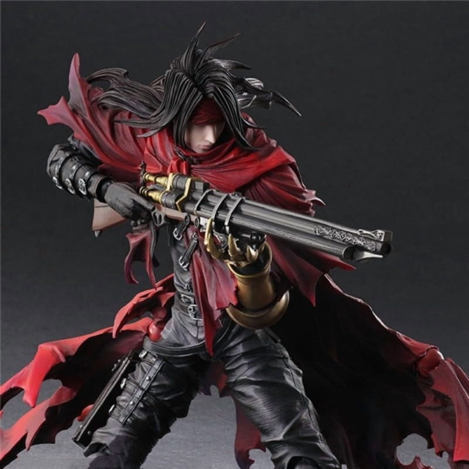 Vincent Figure, Standing Vincent Valentine Figures 27cm/10.6inch PVC Anime Character Collection Decor Statue Model Desktop Decoration Ornament Gifts