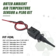 thumbnail image 6 of Outside Ambient Temperature Sensor & Plug Harness Pigtail for Mercedes-Benz E550, 6 of 9