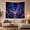 Crystal Cave, variant on Glowing River Valley with Galaxy Cliffs and Nebula Sky, Mystical Fantasy for Star Lovers, Celestial Night Art, Housewarming Gift, Tapestry Wall Hanging for Bedroom and Living Room
