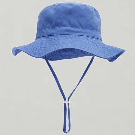 Xijirk Toddler & Baby UPF 50+ Sun Hat Kids Breathable Wide Brim Fisherman Cap for Summer Beach Outdoor Play 2-5 Years