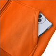 thumbnail image 2 of UNIFU FR Shirts for Men Flame Resistant Zipper 12OZ Heavy Weight Long Sleeve Fleece 100% C NFPA2112/CAT2 Hooded Sweatshirt, 2 of 10