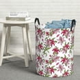 thumbnail image 7 of KLL Lilies Flowers Waterproof Foldable Laundry Hamper Bucket with Handles for Storage Bin,Kids Room,Home Organizer (Medium ), 7 of 7