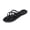 Black, variant on Women's Braided Strappy Flat Sandals Comfort Breathable light Toe Ring Slip On Casual Summer Beach Sandals Silver