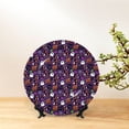 thumbnail image 6 of Kdxio Halloween Sweet Candy Bone China Decorative Plate Ceramic Decorative Plate for Home Office Wall Stand Decorative Plates for Home Bedroom-10in, 6 of 6