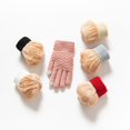 thumbnail image 5 of CYSFASHION Winter Gloves Men Plush Hand Warmer Thermal Fall Fashion Must Have Faux Fur Wool Womens Mittens Pink, 5 of 9