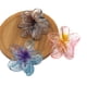 thumbnail image 4 of Pinza para el pelo con forma de flor transparente, pasadores para el pelo tipo banana, pinza antideslizante para la mandíbula, bonita pinza para el pelo para niñas, soporte para cola de caballo para m, 4 of 6