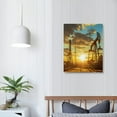 thumbnail image 3 of JEUXUS Oil Pump Wall Art Oil Rig Picture Wall Decor OilField Canvas Print Oil Field Poster Painting Framed Home Living Room Bedroom Decoration 5 Piece Ready to Hang, 3 of 4
