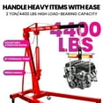 thumbnail image 5 of .2 - in - 1 Design Folding Engine Hoist and Leveler, 4400 lbs for Garage, Yard, Industrial Overhauling, 5 of 8