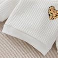 thumbnail image 6 of Baby Girl Outfits Long Sleeve Cartoon Tops Sweatshirt Leopard Print Pants Outfit Set 2Pcs Clothes Girls White 12 Months-18 Months, 6 of 7