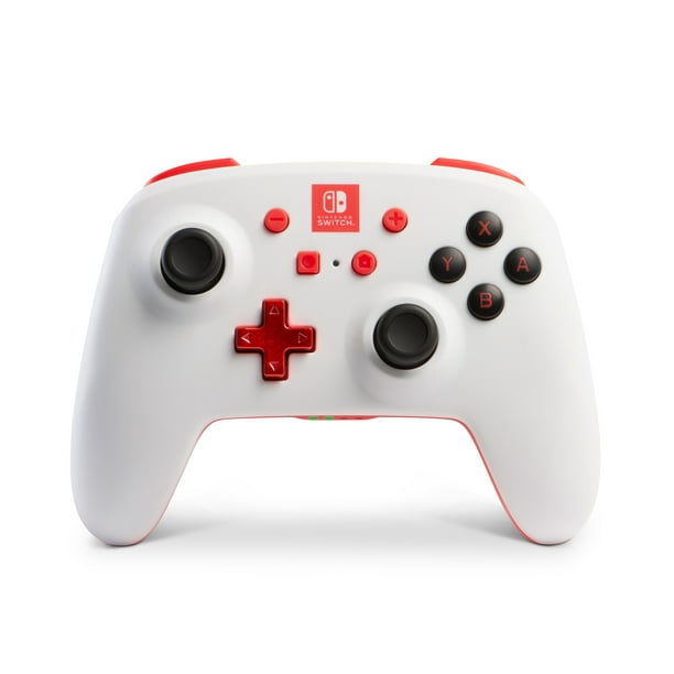 Powera Enhanced Wireless Controller For Nintendo Switch White Walmart Com Walmart Com